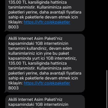 Gece Yarısı Paket Aşım Ücretleriyle Şok Oldum