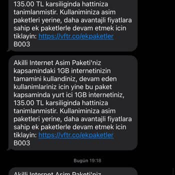 Gece Yarısı Paket Aşım Ücretleriyle Şok Oldum