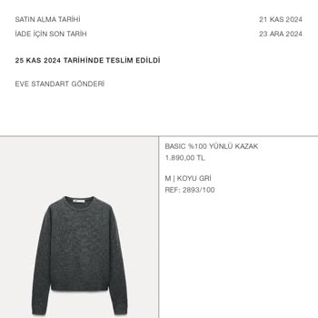 Zara Kazak Yıkama Sonrası Küçüldü: Mağduriyetimin Giderilmesini İstiyorum