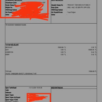 Yatırılan Para Hesaba Geçmiyor Ve İletişim Sorunları