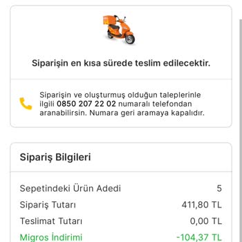 Sipariş İptali Ve Müşteri Hizmetleri Sorunu