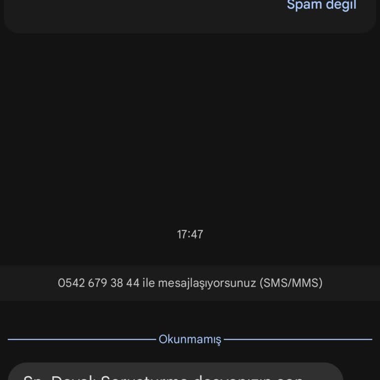 Yanıltıcı Mesaj Ve Sahte Soruşturma Bildirimi