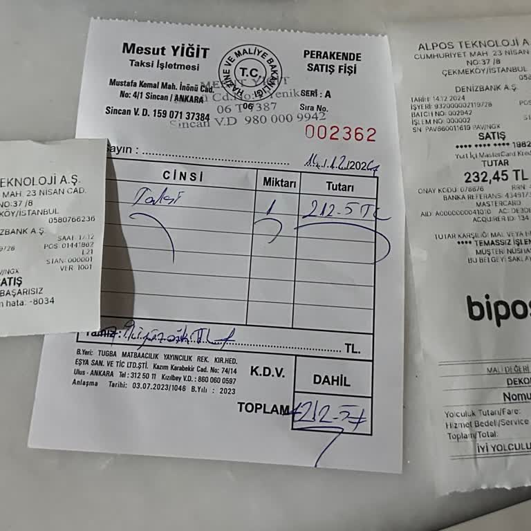 Taksimetre Ücreti Ve Pos Komisyonu Anlaşmazlığı