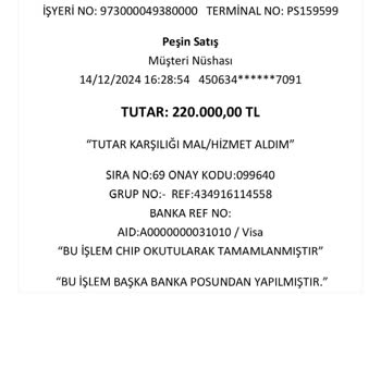 Onaysız Kredi Kartı Harcaması Şoku