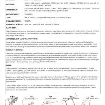 Media Markt'ta Müşteri Deneyimi Ve Cihaz Sorunları