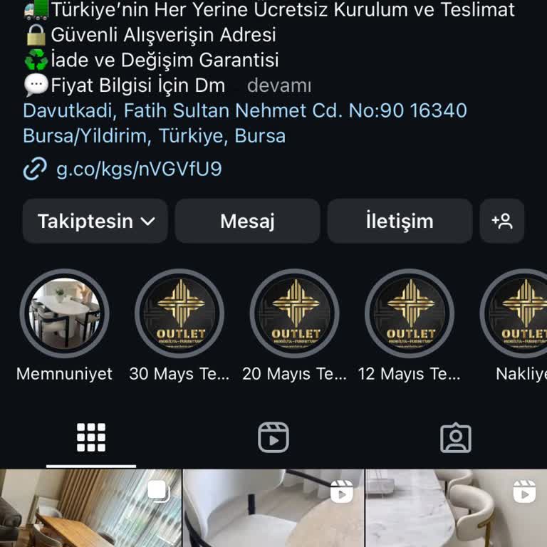 Outletmobilyamm Ödeme Sonrası Dönüş Yapılmadı!