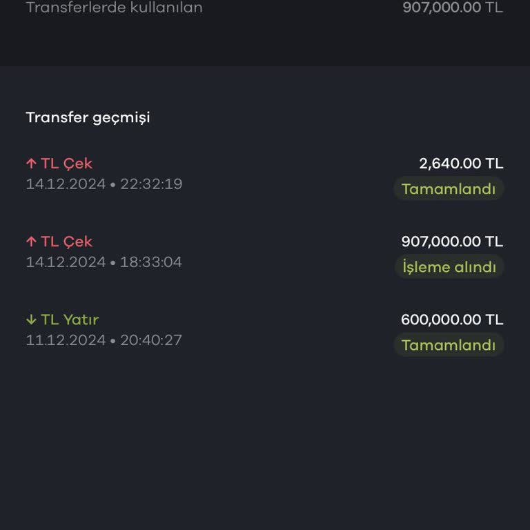 Büyük Miktar Çekimlerinde Güven Sorunu