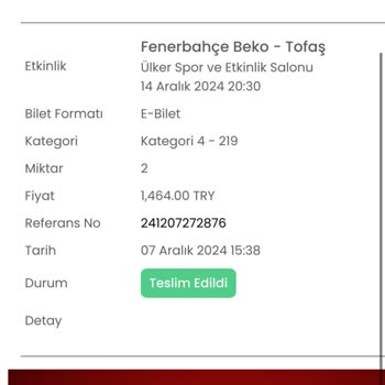 Fenerbahçe Spor Kulübü Fenerbahçe Maç Biletlerinde Taraftarın Mağduriyeti