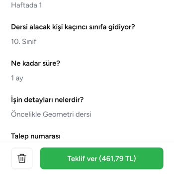 Özel Ders Tekliflerinde Haksız Ücretlendirme