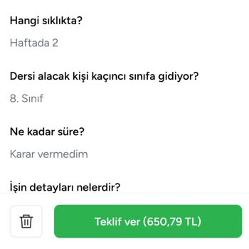 Özel Ders Tekliflerinde Haksız Ücretlendirme