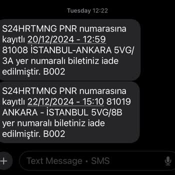 Bilet İptali Sonrası Ücret İadesi Sorunu
