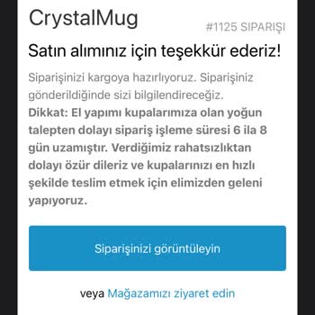 Sipariş Verildi, Ürün Hâlâ Ortada Yok