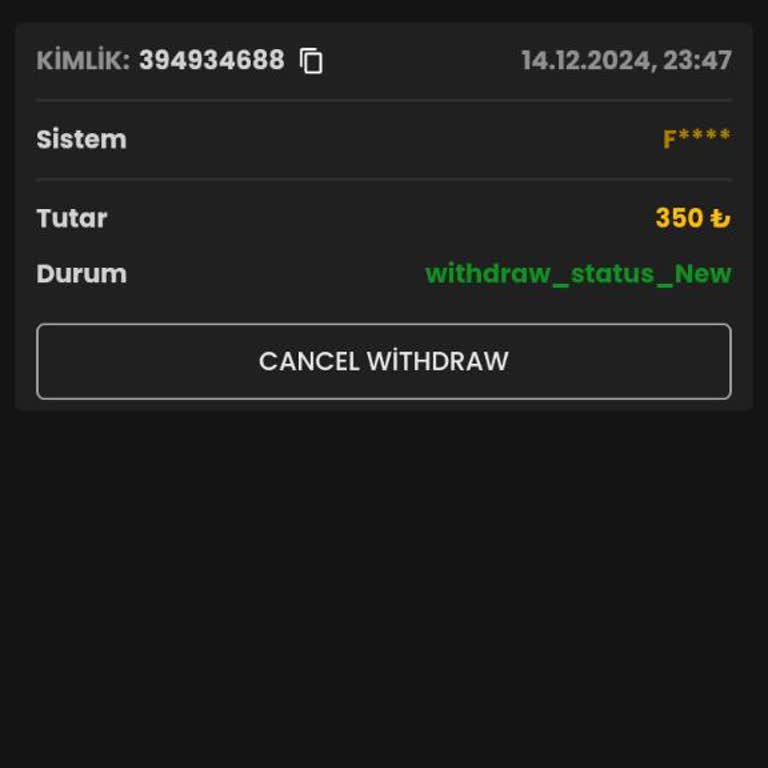 Ödeme Sorunu Ve Hesap Kapatma