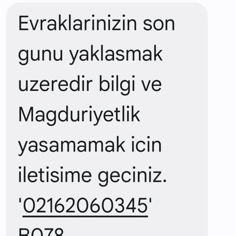 Bilinmeyen Hukuk Bürosundan Gelen Şüpheli Mesaj