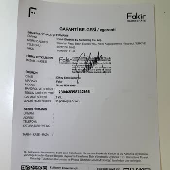 Hediye Süpürge Kırıldı: Çözüm Bekliyorum