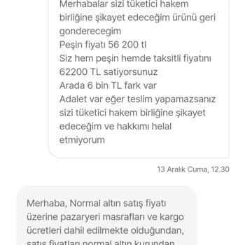 Yanlış Bilgilendirme Ve İade Sorunu Yaşadım