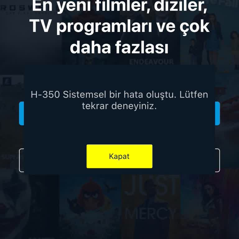 Tivibu Paketinde Sürekli Hata Kodu Ve Yetersiz Müşteri Hizmetleri