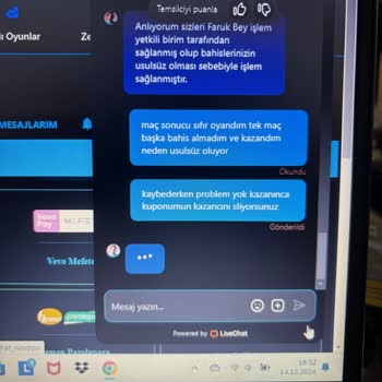 Kazanan Kuponumun Haksız Şekilde İptal Edilmesi