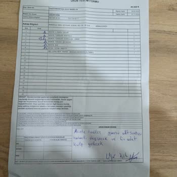 Eksik Ve Hasarlı Ürün Teslimatı