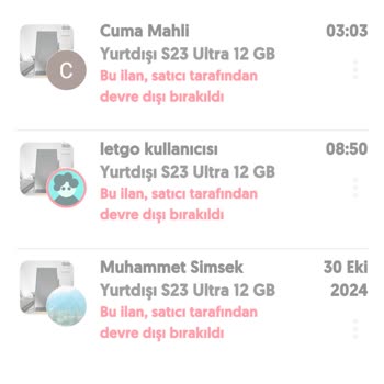 Letgo İlanıma Erişim Engeli