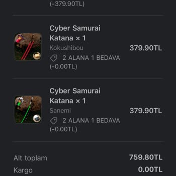 Cyber Samuray Sipariş Verdim, Ne Kılıç Var Ne Yanıt!