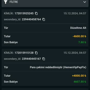 Kazancım Neden Silindi?