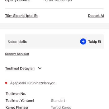 Sipariş Gecikmesi Ve Yetersiz Müşteri Hizmetleri