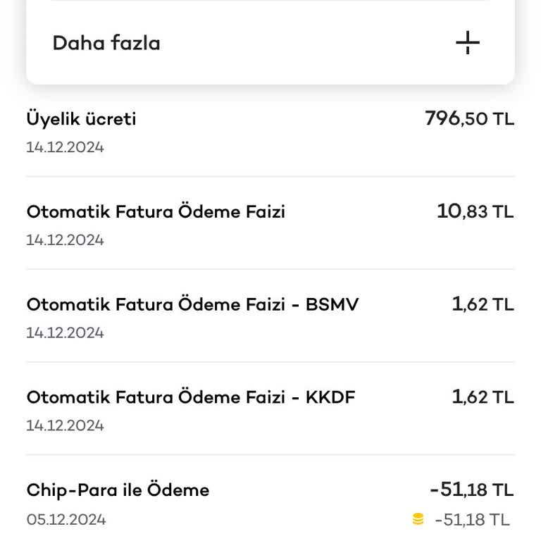 Yıllık Üyelik Ücretinin İadesini İstiyorum