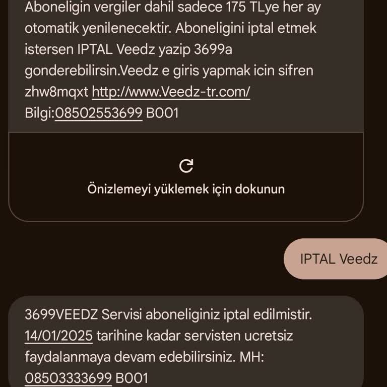 Yanlışlıkla Üye Olduğum Hizmet İçin Kesilen Ücretin İadesi