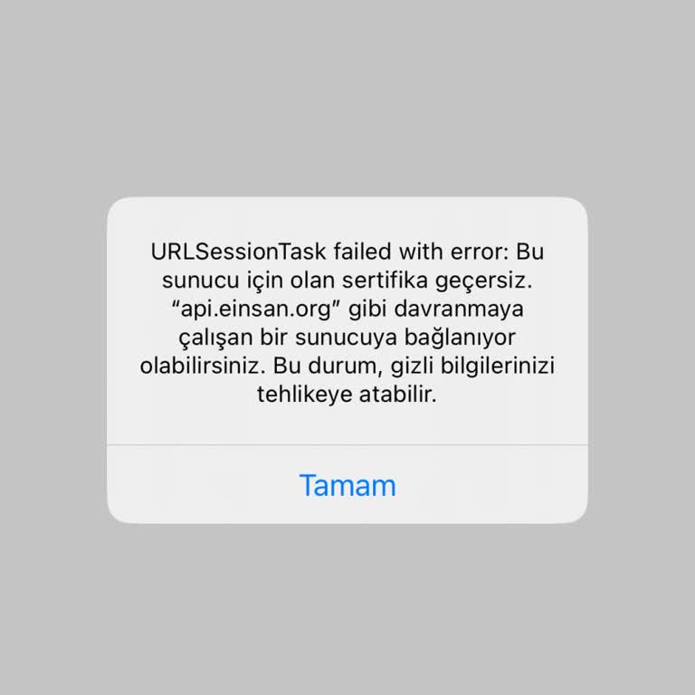 Kariyer Kapısı Uygulamasında Sürekli Hata