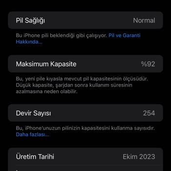 İphone 15 Plus Pil Sağlığı Hızla Düşüyor