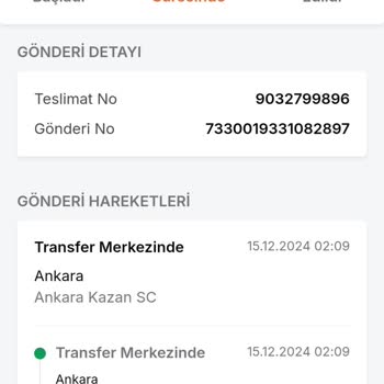 Trendyol'da Kargo Ve Müşteri Hizmetleri Sorunu
