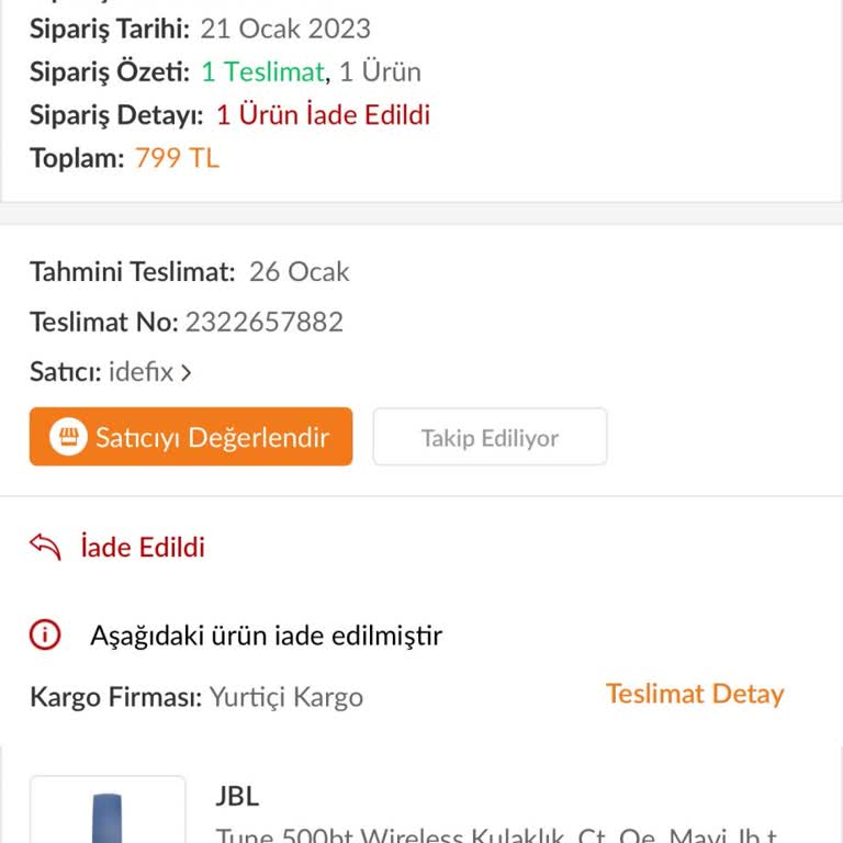 Garanti Sürecinde Müşteri Memnuniyetsizliği
