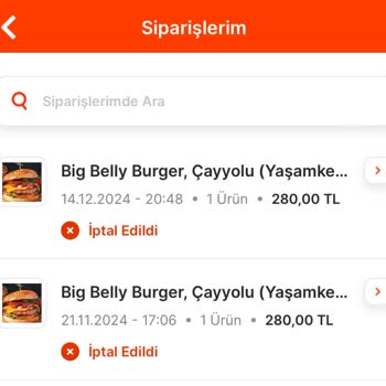 Migros Online Yemek Siparişlerinde Sürekli İptal Sorunu