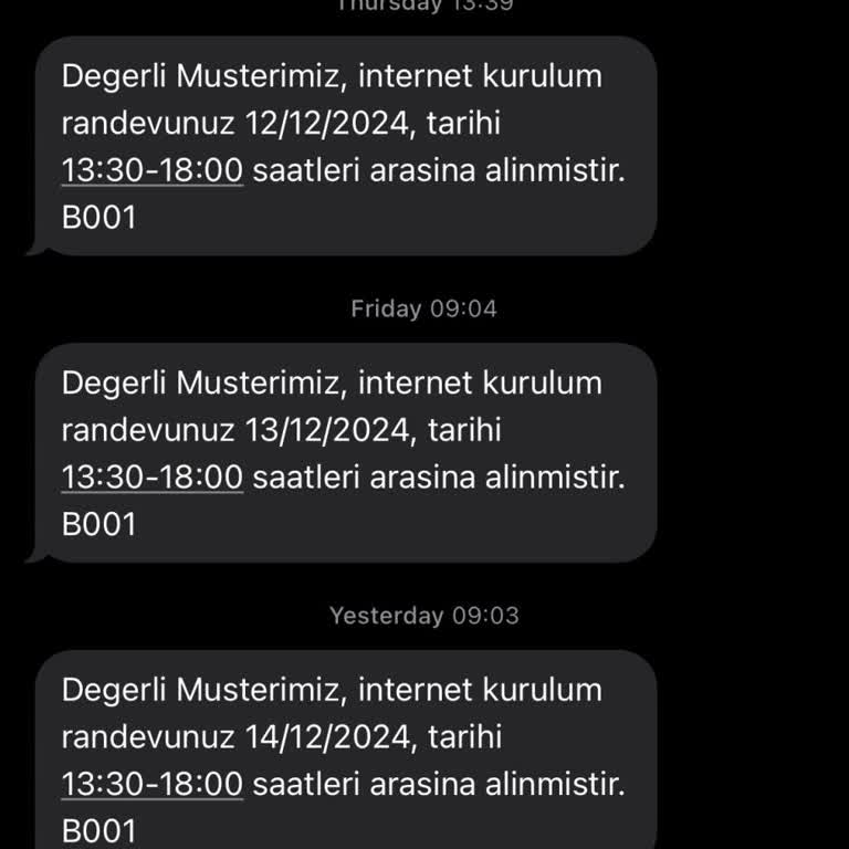 Türk Telekom İnternet Kurulumunda Sürekli Ertelenen Randevular