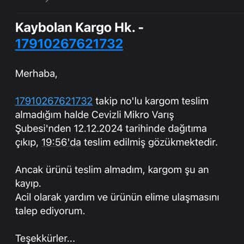 Sürat Kargo'nun Teslimat Sorunları Ve Müşteri Hizmetlerindeki Yetersizlik