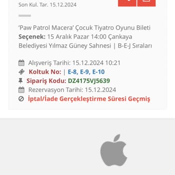 Yanlışlıkla Alınan Bilet İçin İade Sorunu