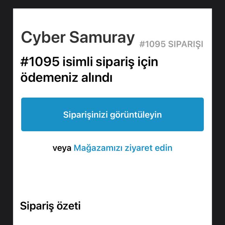 Sipariş Verdim, 15 Gündür Haber Yok