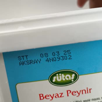 Sütaş Beyaz Peynirde İstenmeyen Sürpriz
