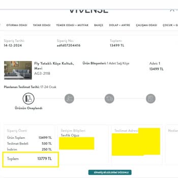 Vivense'den Alışveriş Kabusu: İptal Edilemeyen Siparişler Ve Fiyat Artışı