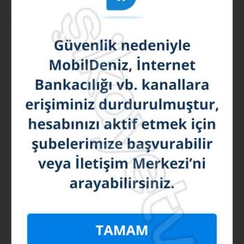 Mobil Uygulama Erişim Sorunu Ve Müşteri Hizmetleri İletişimsizliği