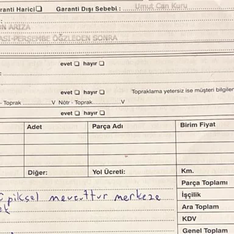 Teknosa'da Satış Sonrası Destek Sorunu