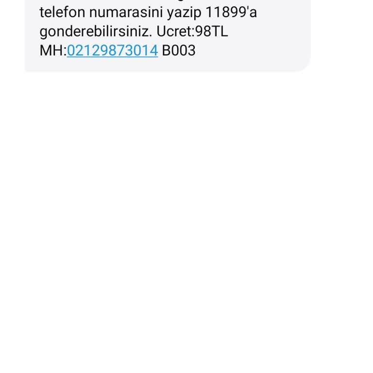 Haksız Ücretlendirme: 11899 Hizmeti Mağduriyeti