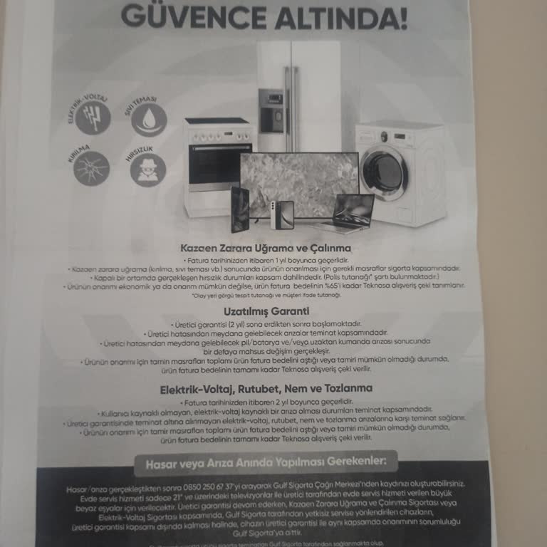 Sigorta Kapsamında Belirsizlik