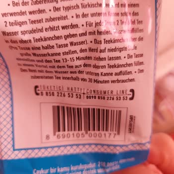 Marketten Alınan Çayda Yabancı Cisim Şaşkınlığı