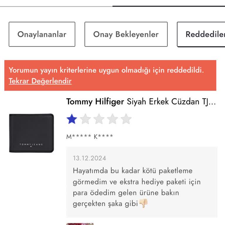Boyner'den Hayal Kırıklığı: Kötü Paketleme Ve Yorum Engeli