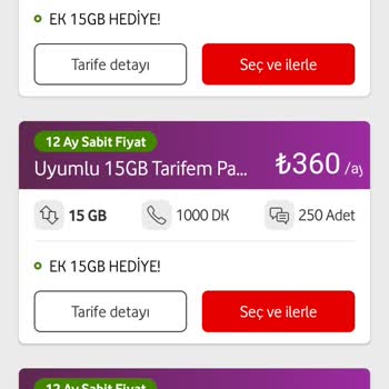 Vodafone Taahhüt Sonrası Fahiş Fiyat Artışı
