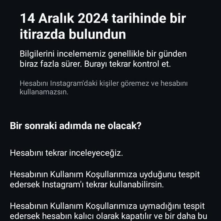Instagram Haksız Hesap Kapatma Sorunu!