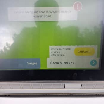 Garanti ATM'de Para Çekememe Sorunu Ve Mağduriyet