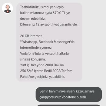 Vodafone'un Tutarsız Paket Fiyatlandırması Müşteriyi Mağdur Ediyor
